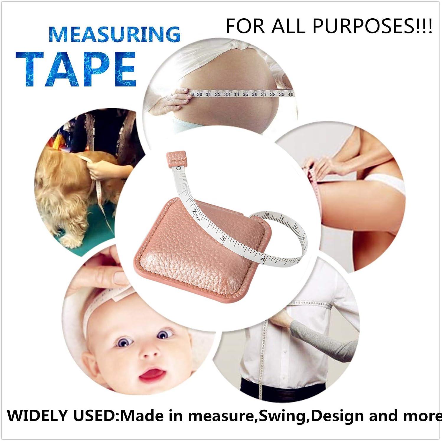 1pc Soft Tape Measure, Double-sided Scale, Retractable Tape