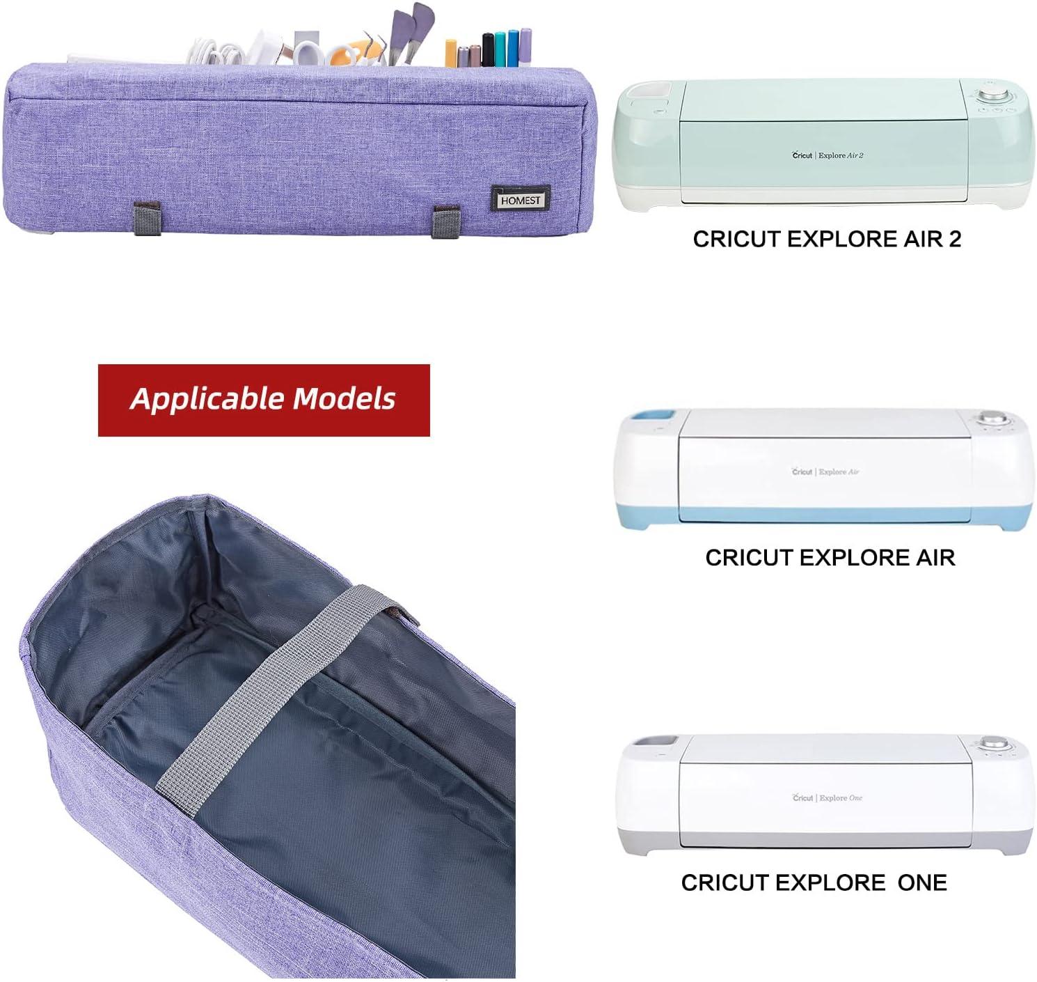 Dust Cover with Zipper Pocket Compatible with Cricut Maker, Explore Air 2  and Ac