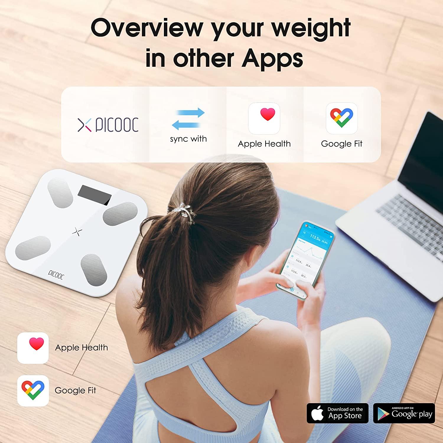 PICOOC Smart Scale for Body Weight, Body Fat Scale with 14+ Body  Compositions 