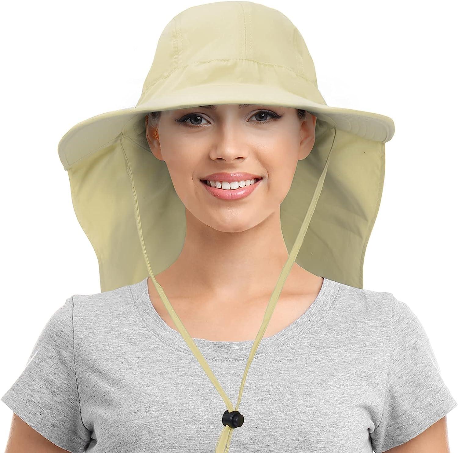  Solaris Neck Flap Wide Brim Sun hat for Men Women