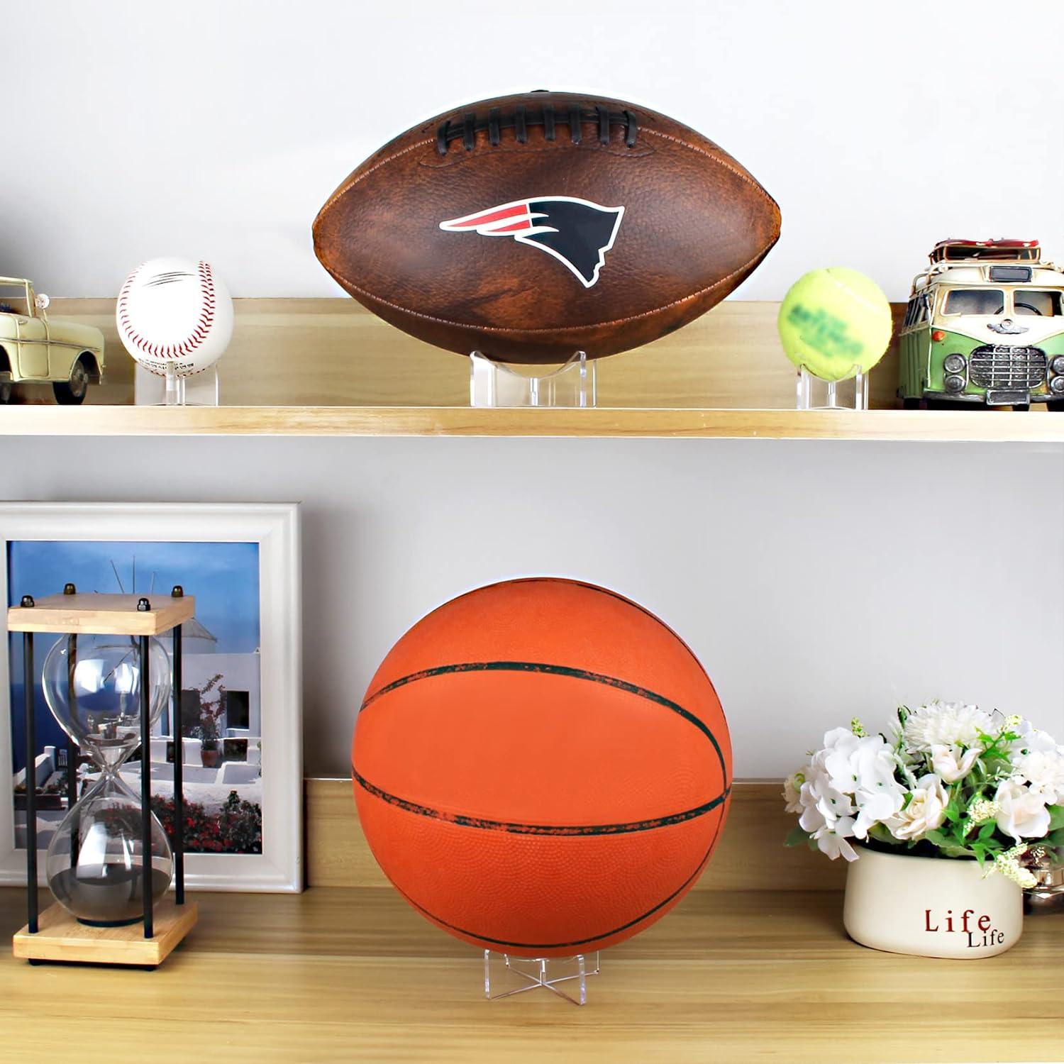 Ball Stand Basketball Football Soccer Rugby Plastic Display Holder  trainging Stands Rugby decoration fit Home office desk - AliExpress