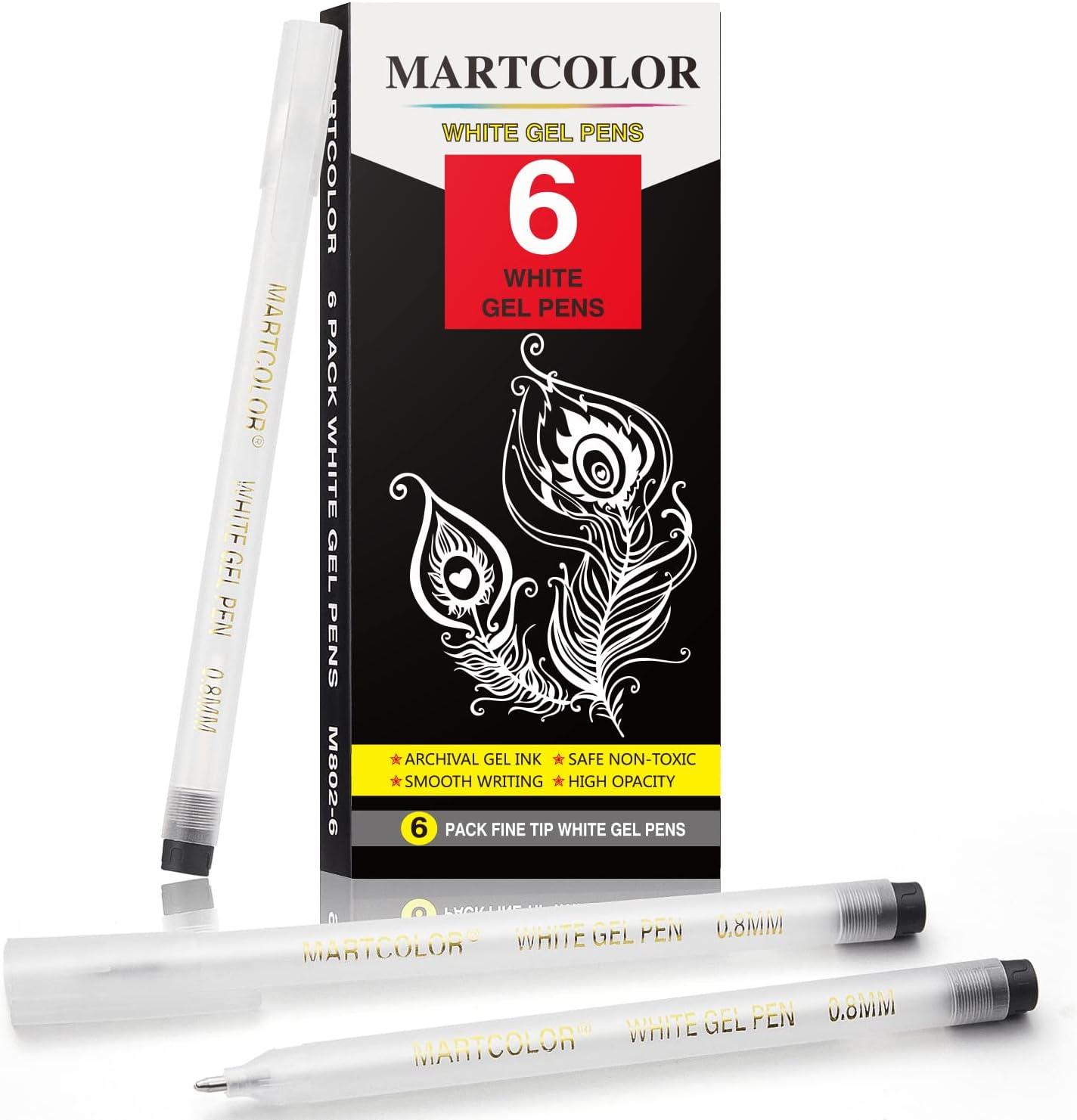 Best White Gel Pens & Paint Pens to use in Adult Coloring Book