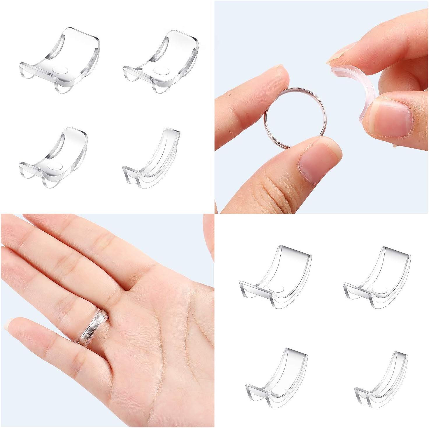 Ring Size Adjuster Invisible Clear Jewelry Fit Reducer Guard US Small and  Large