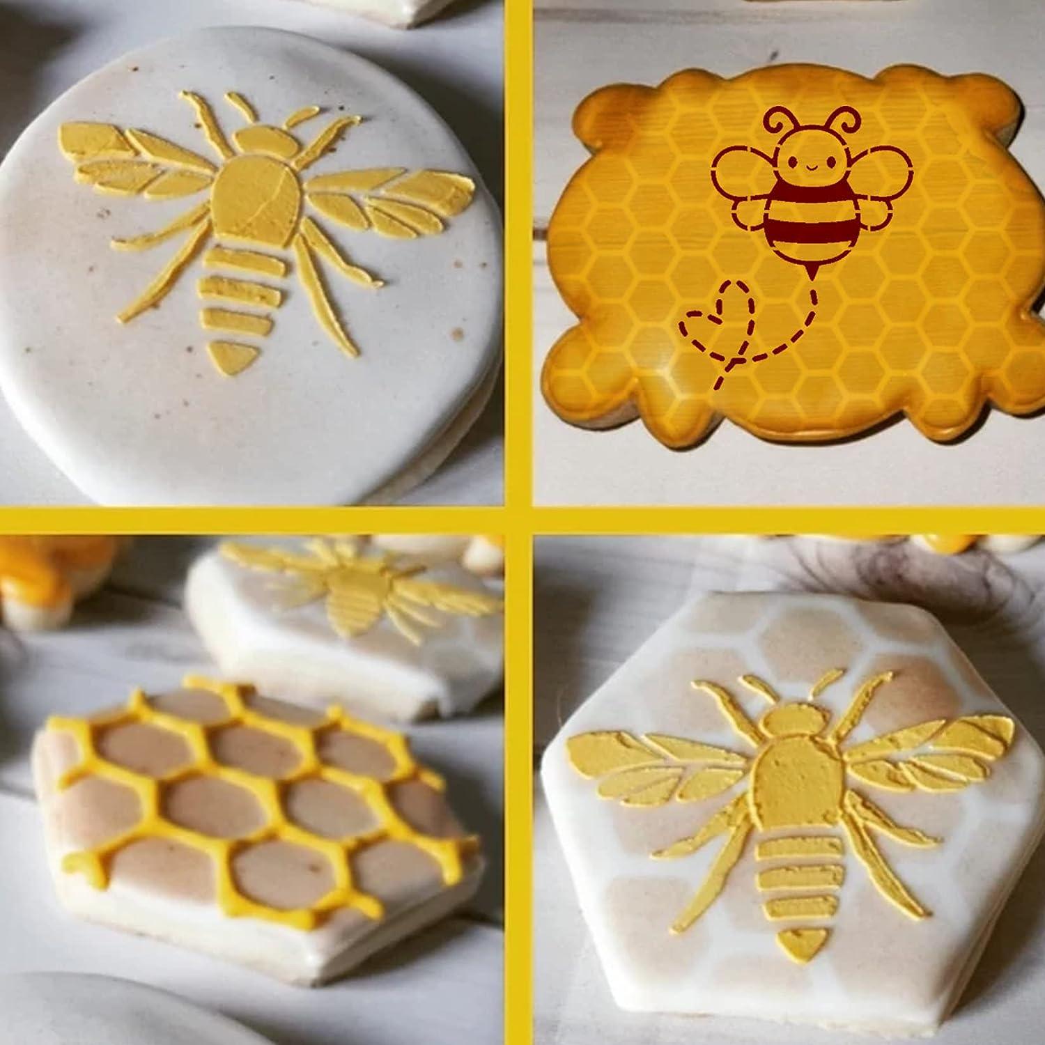 Honeycomb Stencil  Bee's Baked Art Supplies and Artfully Designed