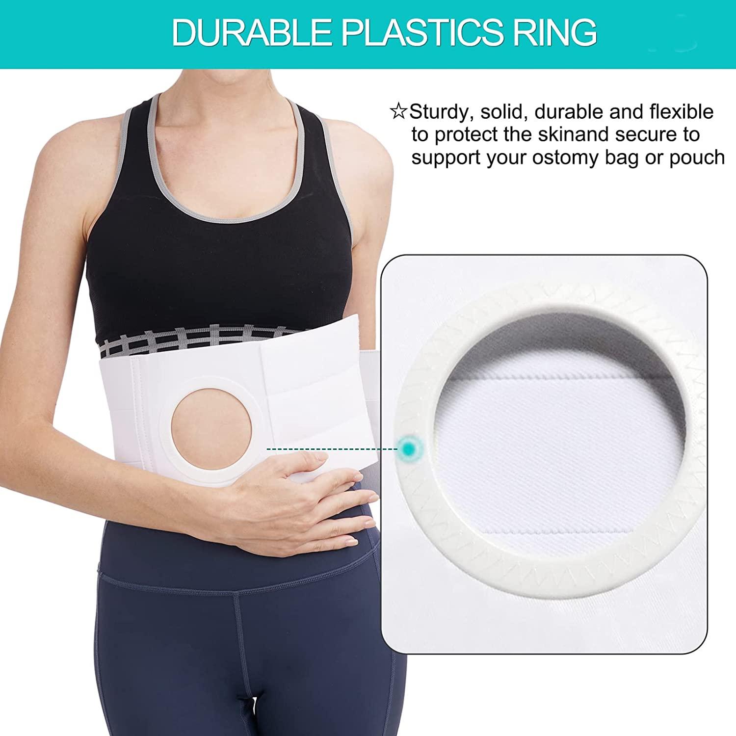 Medical Ostomy Belt Ostomy Hernia Support Belt Abdominal Binder Brace  Abdomen Band Stoma Support for Colostomy Patients to Prevent Parastomal  Hernia Stoma Opening- Men Or Women- Size M Medium (Pack of 1)
