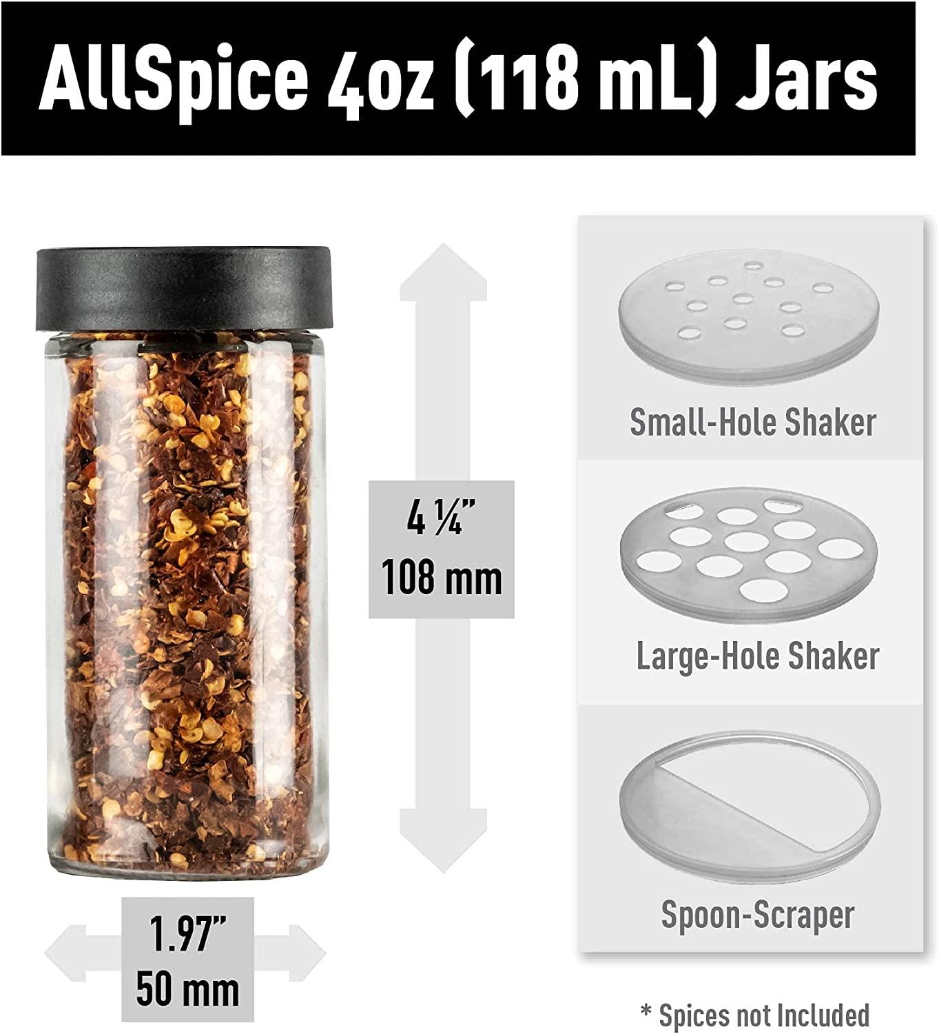 4 oz. Glass Spice Jar