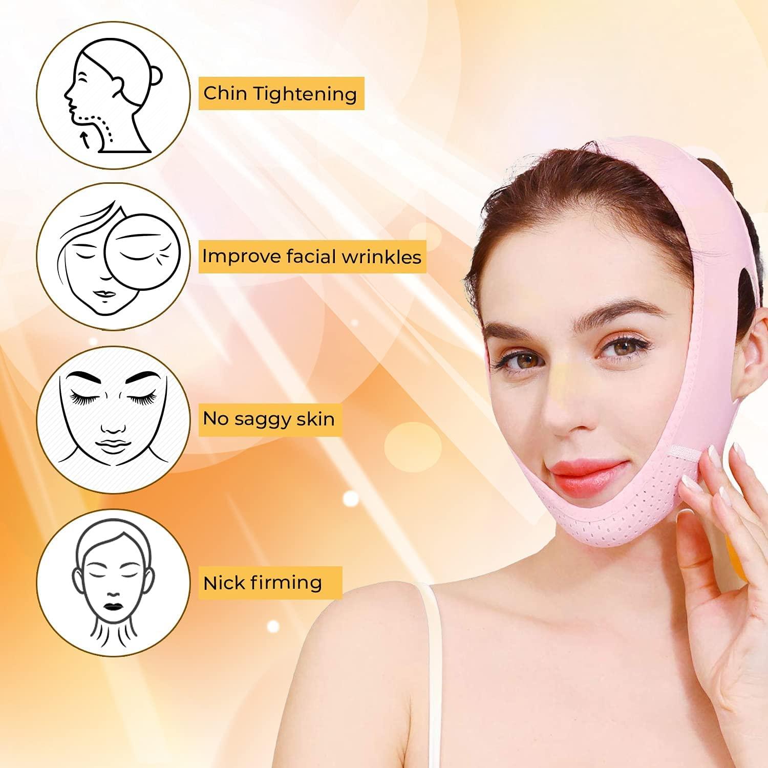 Cheap Face Slimming Bandage Breathable V-Line Face Shaper Women