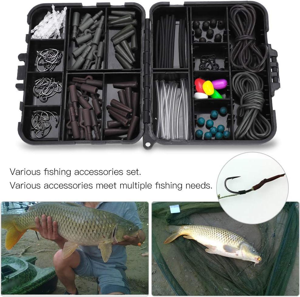 VGEBY Fishing Tackle Set,Carp Fishing Tackle Box Weights Clips
