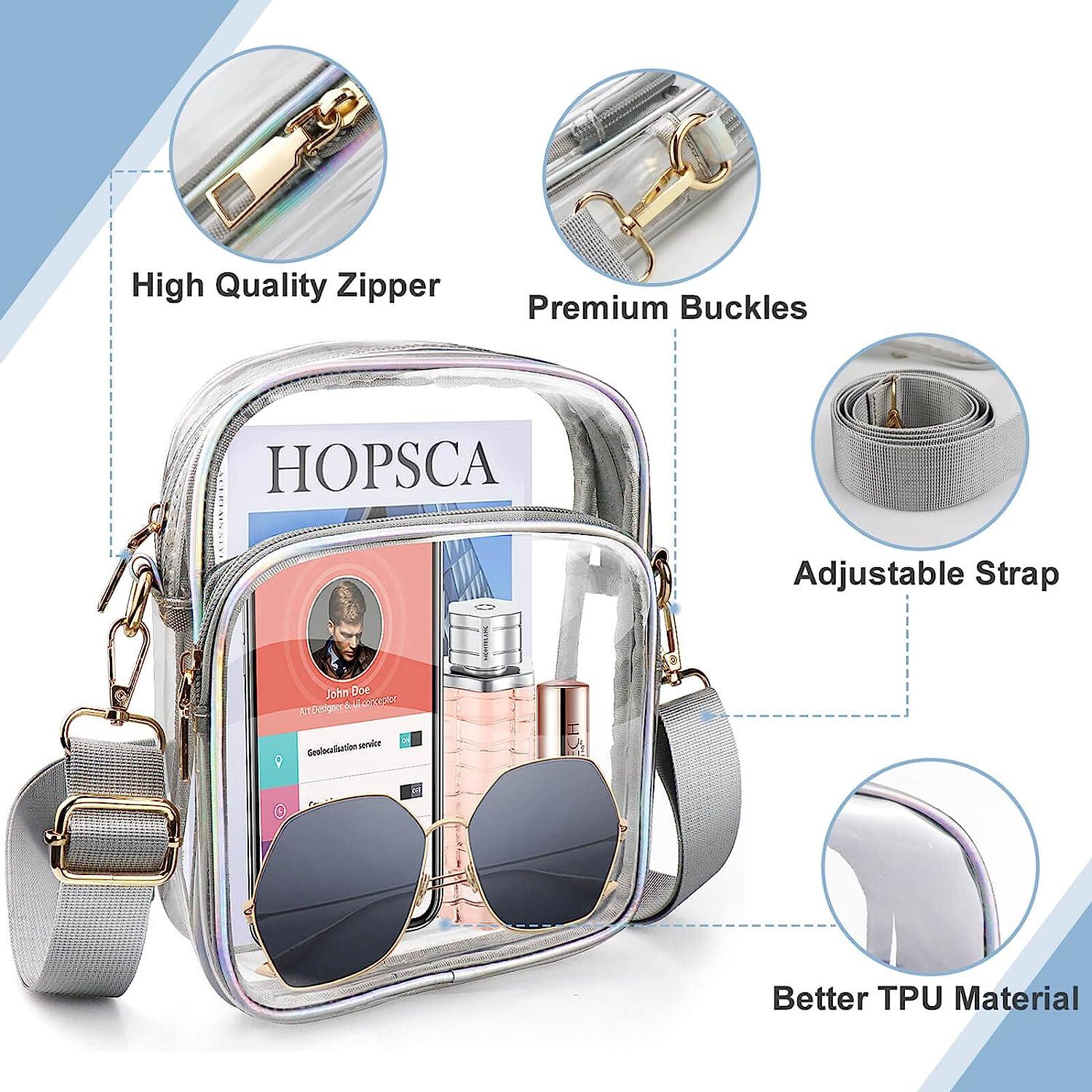  ProCase Clear Purse for Women, Crossbody Handbag