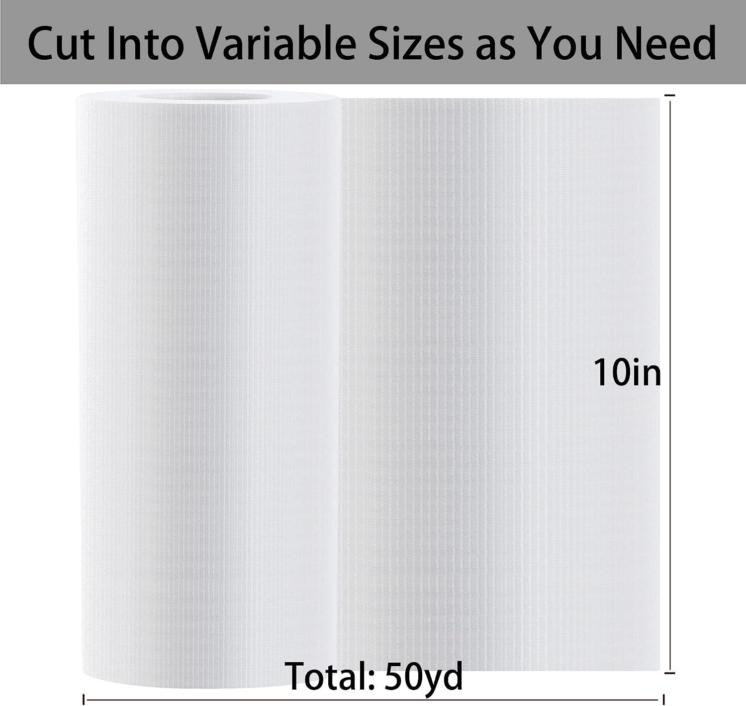 Cut Away Embroidery Stabilizer Backing (10in x 50yd), Seneme Stabilizer for Embroidery - Medium Weight 2.5oz Cutaway Embroidery Stabilizers - for
