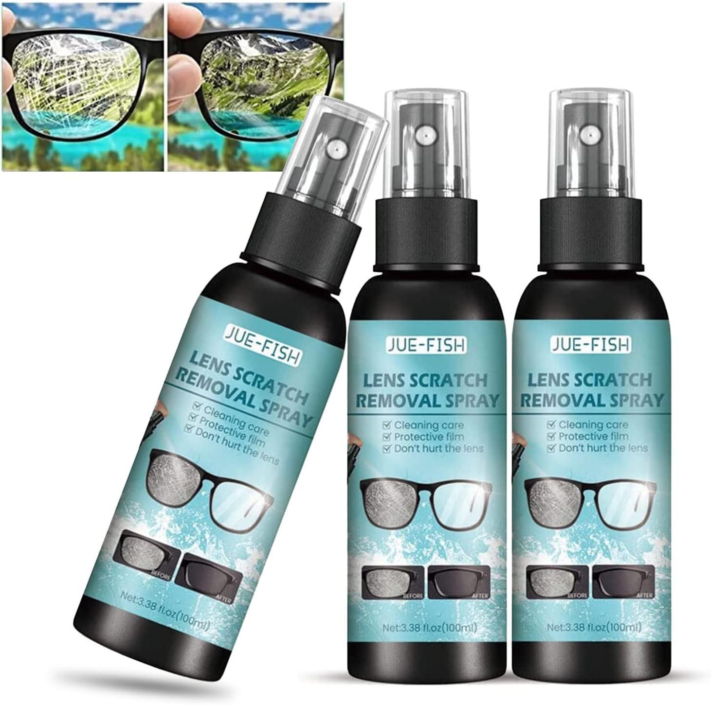 YOFOKO Lens Scratch Removal Spray, Mirror Scratch Remover, Eyeglass  Windshield Glass Repair Liquid, Lens Clearing Spray, Sunglasses and  Eyeglass Lens