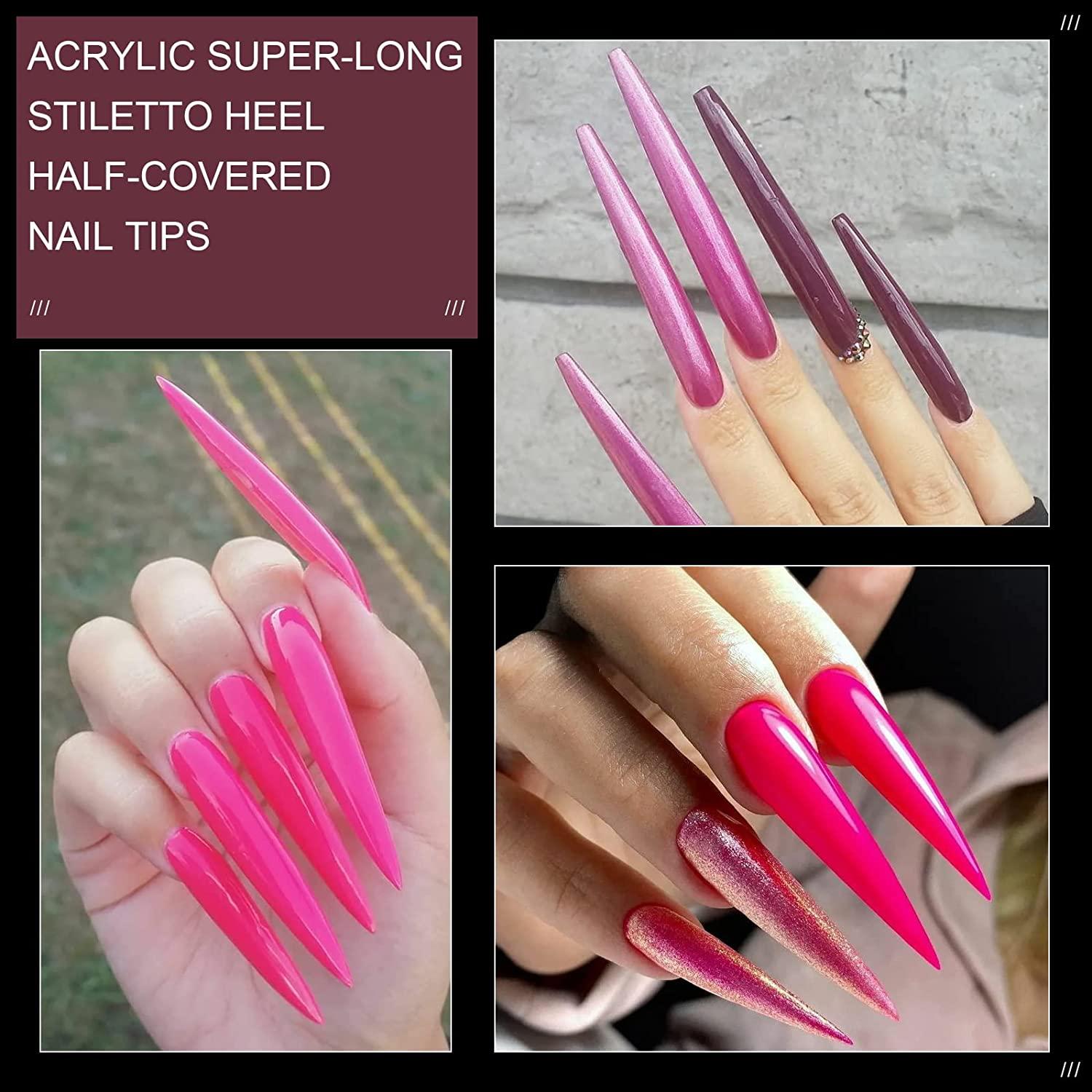 Long Acrylic Nails