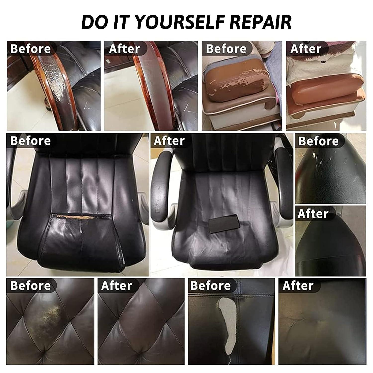 Leather Fix Repair Kit Leather Repair Patch for Car Seat Furniture Repair  Tape Seat Leather Repair Adhesive Leather Patch Leather Couch Repair Patch