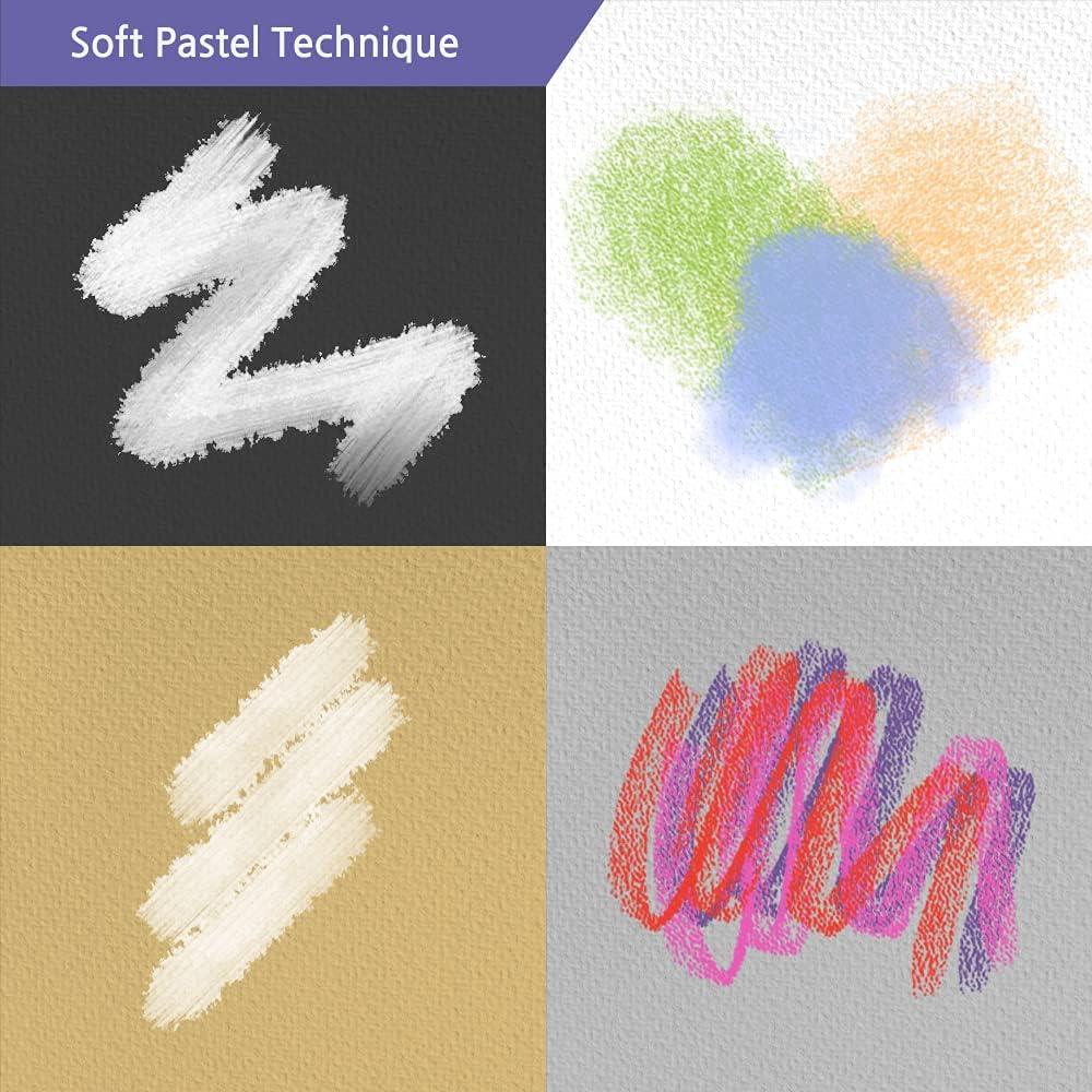 VIOLETTO Soft Chalk Pastels Set Art Supplies for Artist, Kids, Adult,  64Color