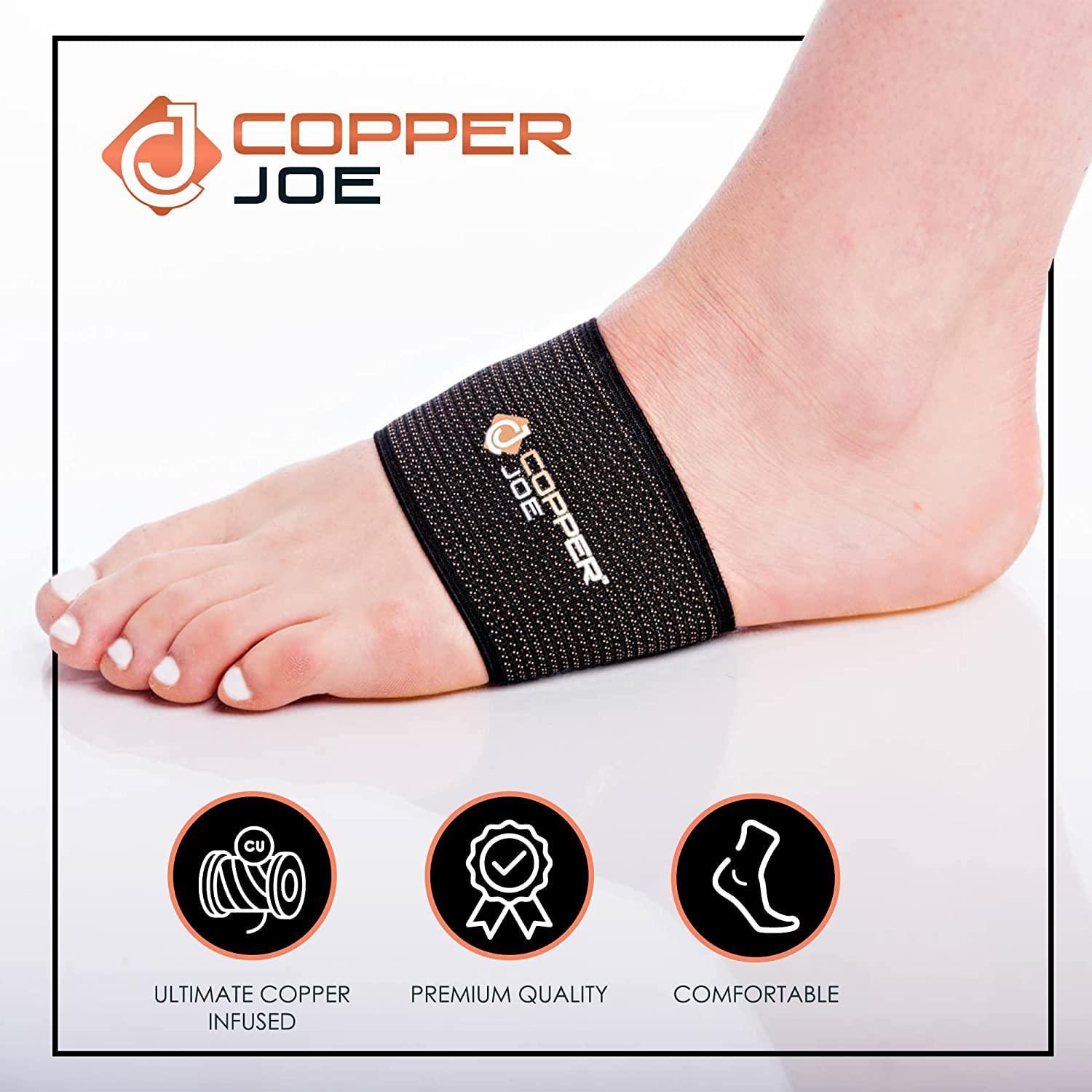 Copper Joe 4 Pack Arch Support - Best Copper Arch Support Brace