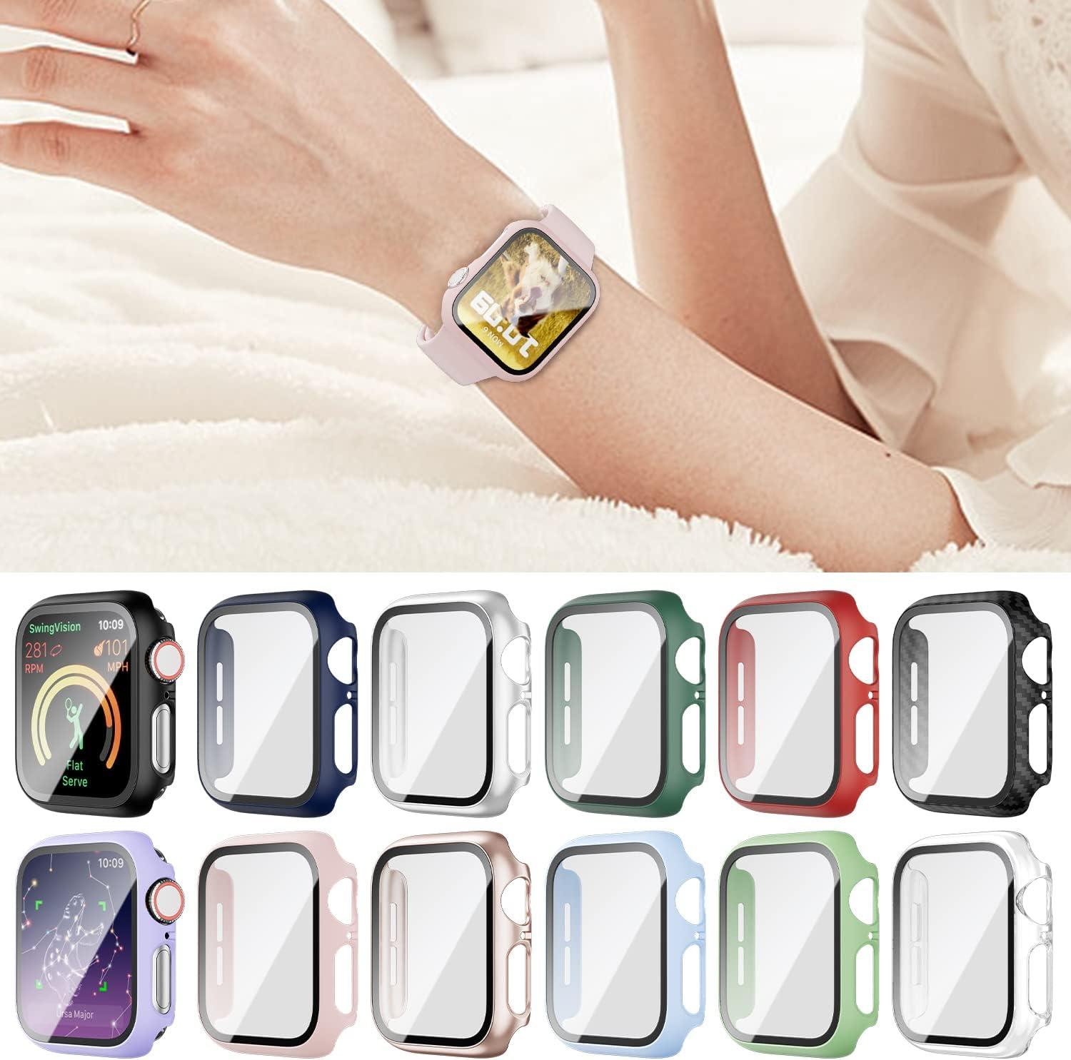  10 Pack Watch Screen Protector Case Compatible with