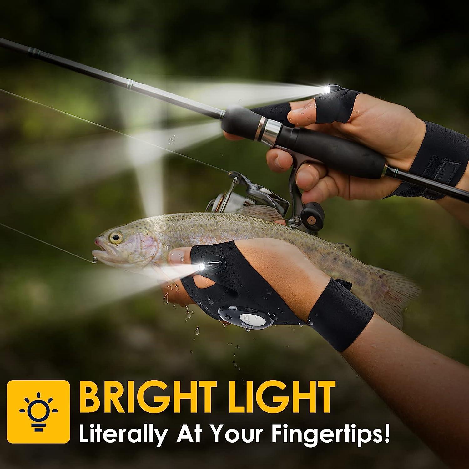 LED Flashlight Gloves Gifts for Men - Dad Gifts for Fathers Day Anniversary  Birthday Gifts for Him Boyfriend Husband Papa, Cool Gadgets Mechanic Tool  Car Guy Unique Stuff Fishing Hunting Camping Gift