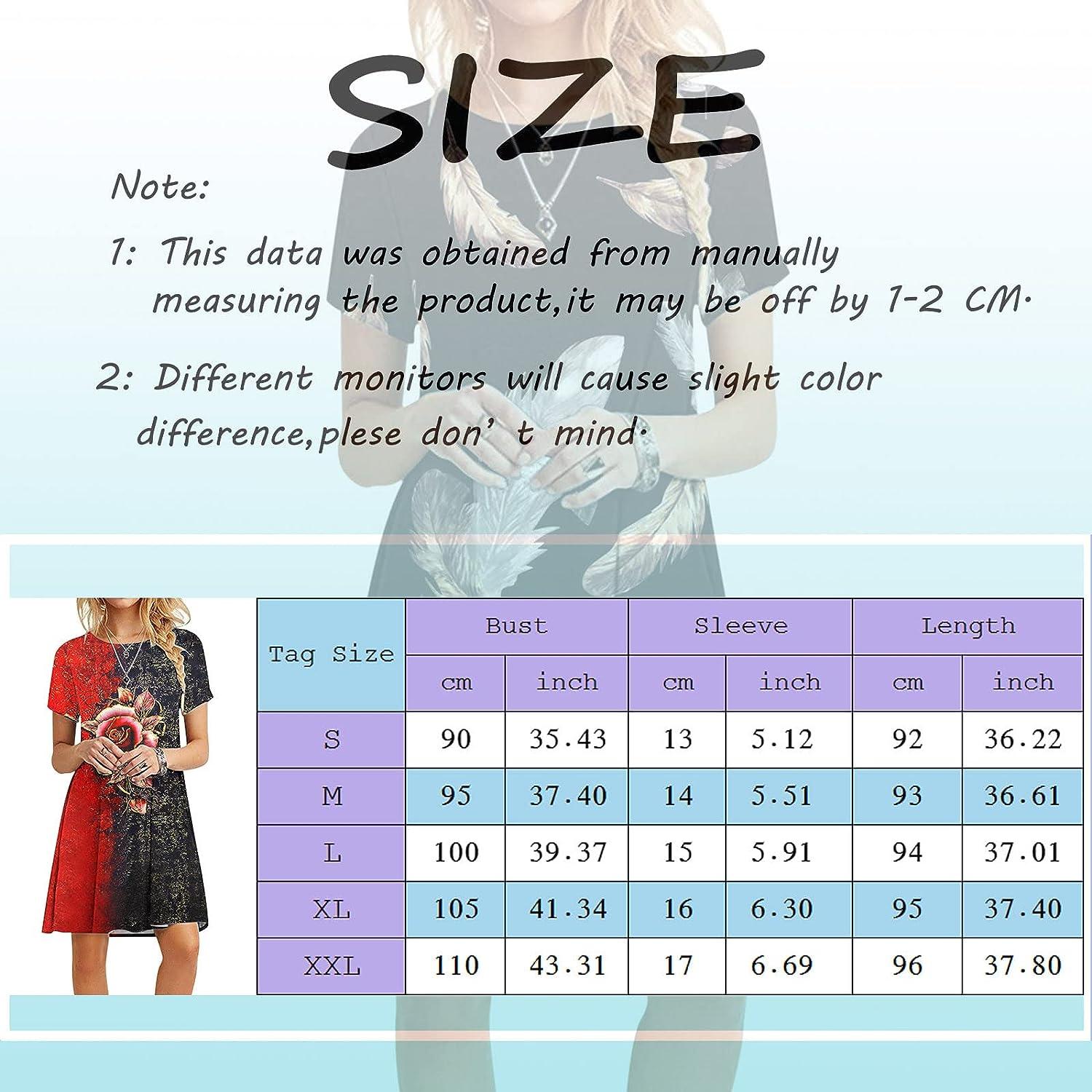 SHWING Dresses for Women 2023, Women Plus Size Floral Summer Dress