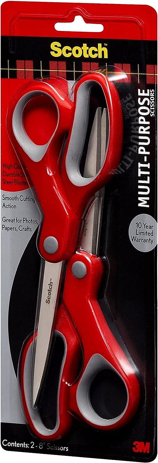 Great Value, Scotch® Multi-Purpose Scissors, 8 Long, 3.38 Cut