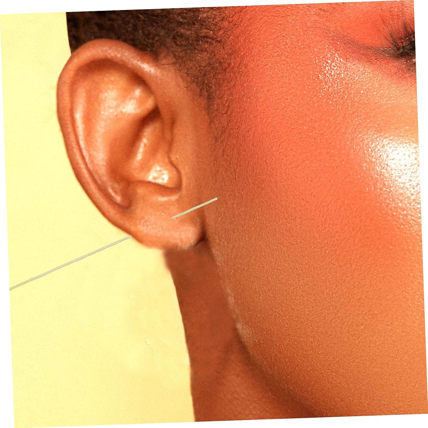 Earring Cleaner for Pierced Ears - Earrings Hole Cleaner,Piercing Aftercare  Cleaner Ear Hole Cleaning Lines, Ear Piercing Care Cleaning Tool for Girls  Women 