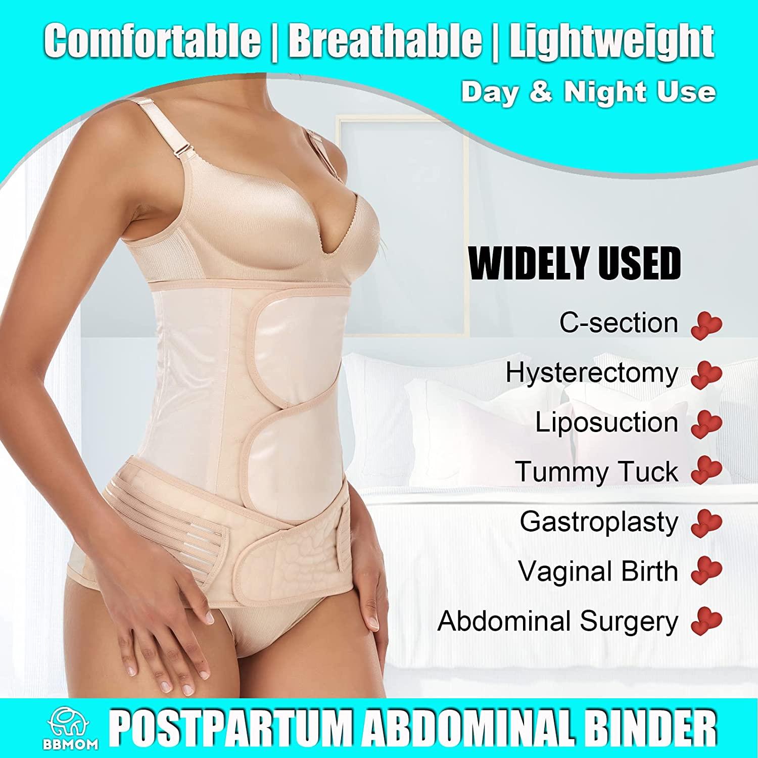 Post C-Section Recovery Belly Band Wrap Abdominal Binder Section