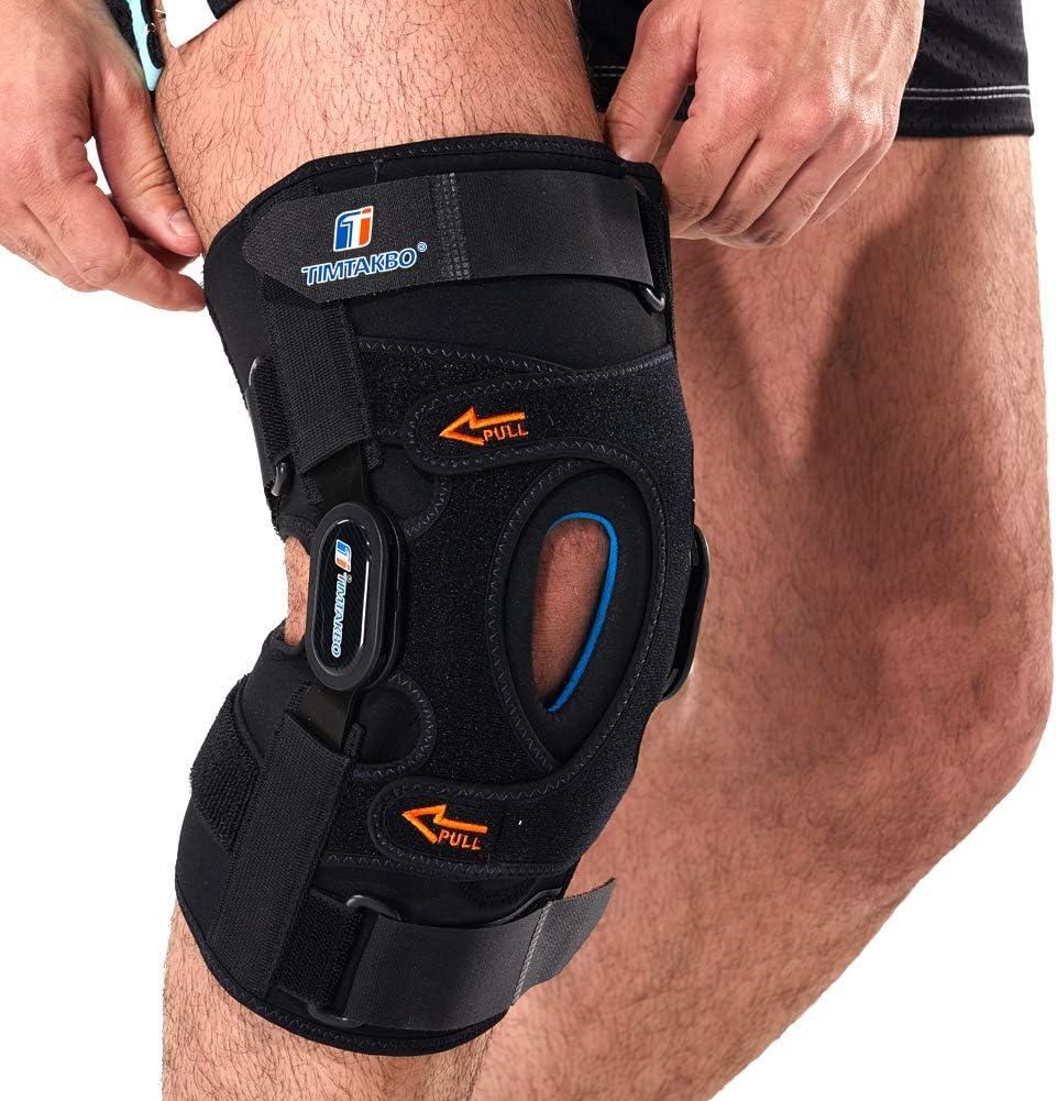 Knee Brace w/ Dual Wrap & Heavy-Duty Hinges
