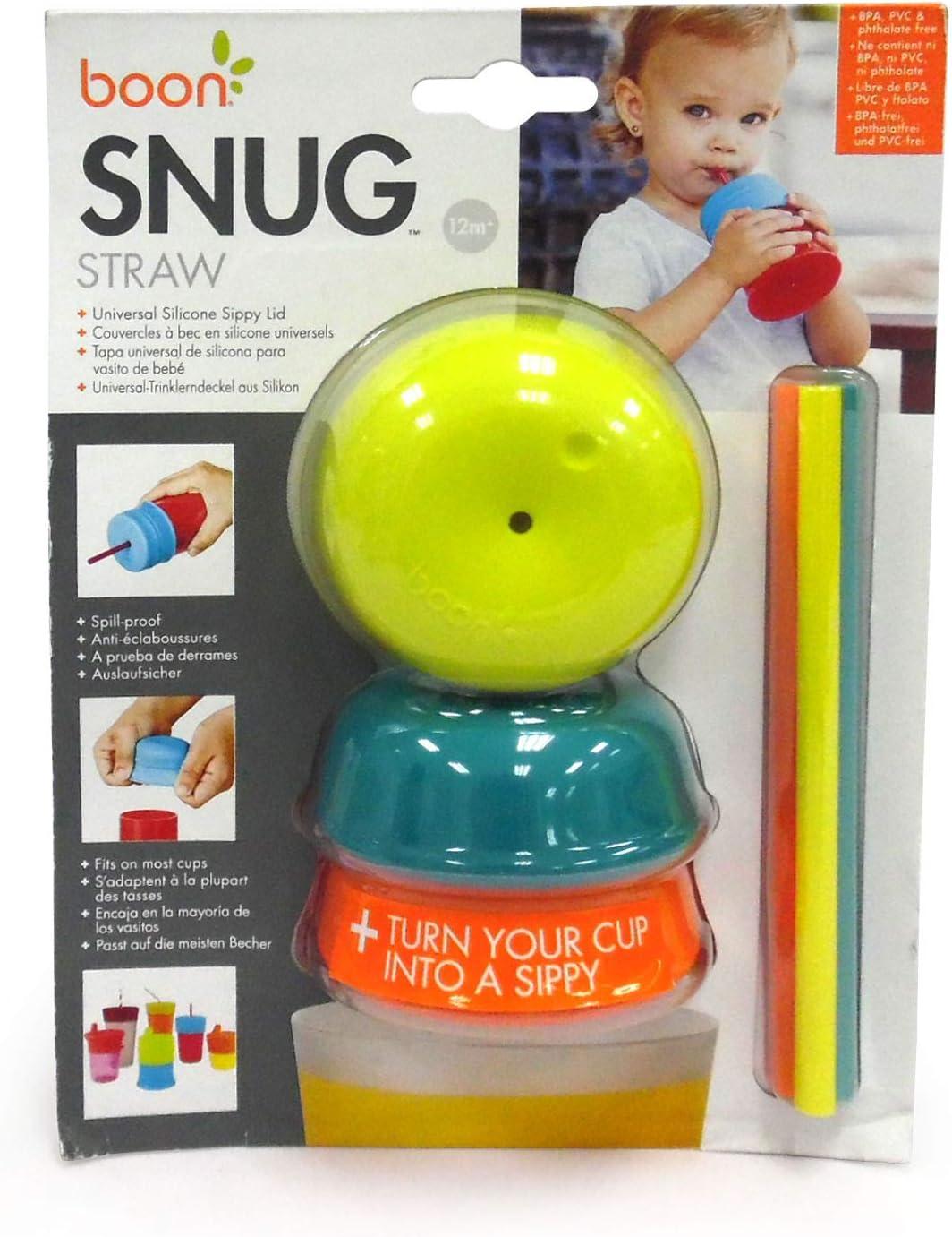 SNUG Universal Silicone Straw Lids - Green