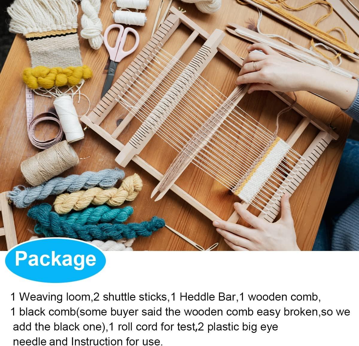 Weaving Loom Kit Handmade Creative with Accessories Sewing for Beginners