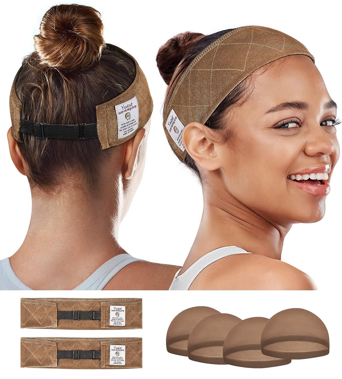 3 PCS Set Velvet Non Slip Grip Wig Band and 2 Wig Caps – Mrs Gwen Hair &  Accessories
