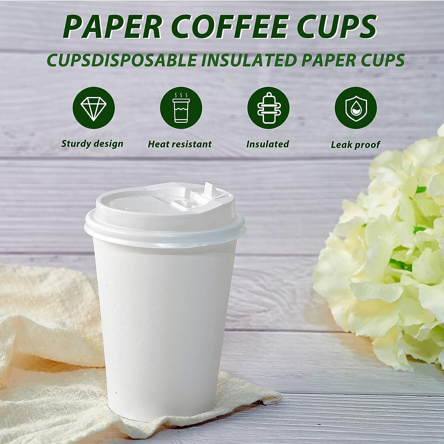 ForHe 10 Pcs Party Cups Disposable Paper 8.5 oz - Hot Beverage Cup for  Coffee Tea Water and Cold Drinks - Ideal Bath Cup (Yellow) : :  Health & Personal Care