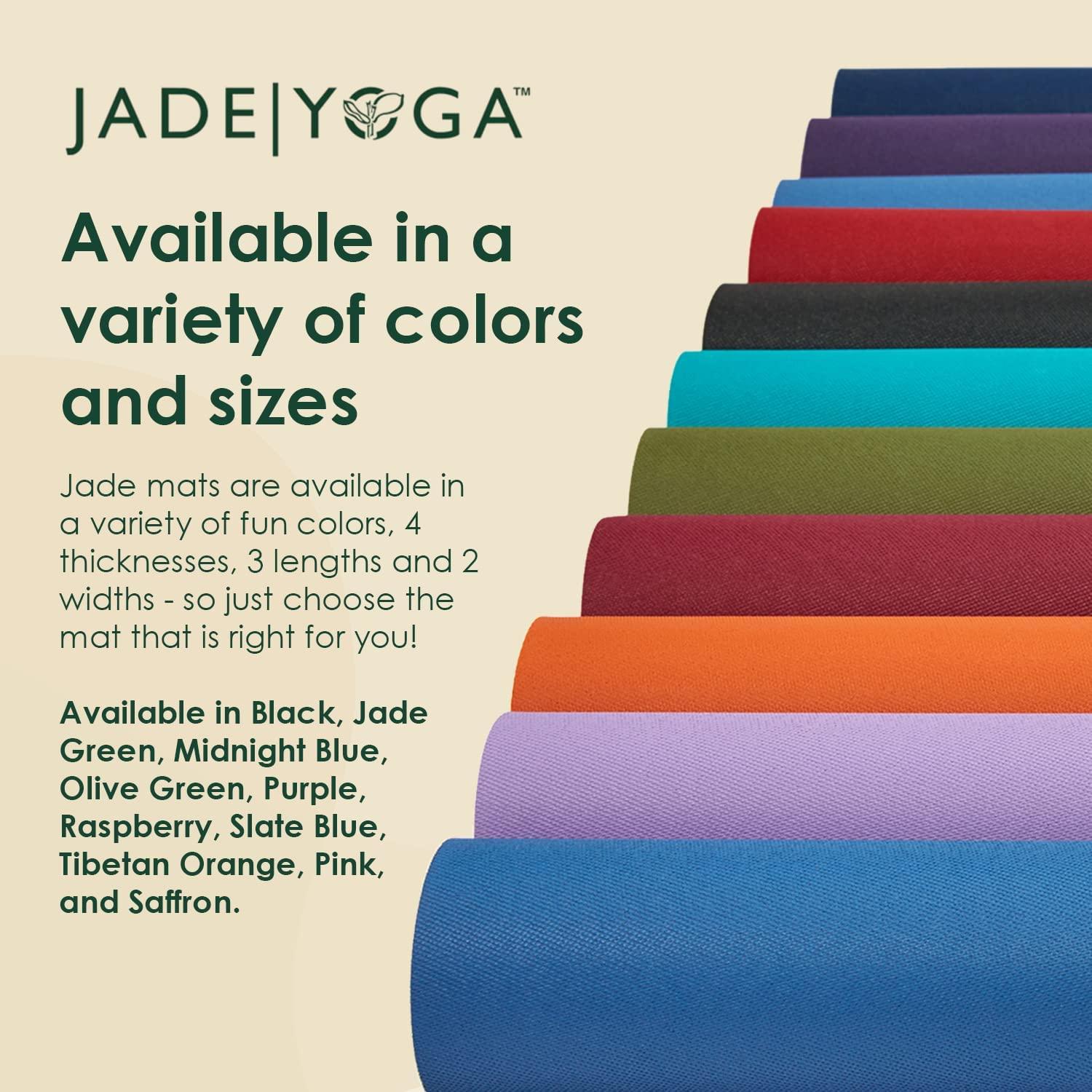Jade Harmony 3/16 24 x 68 Black Yoga Mat, Mats -  Canada