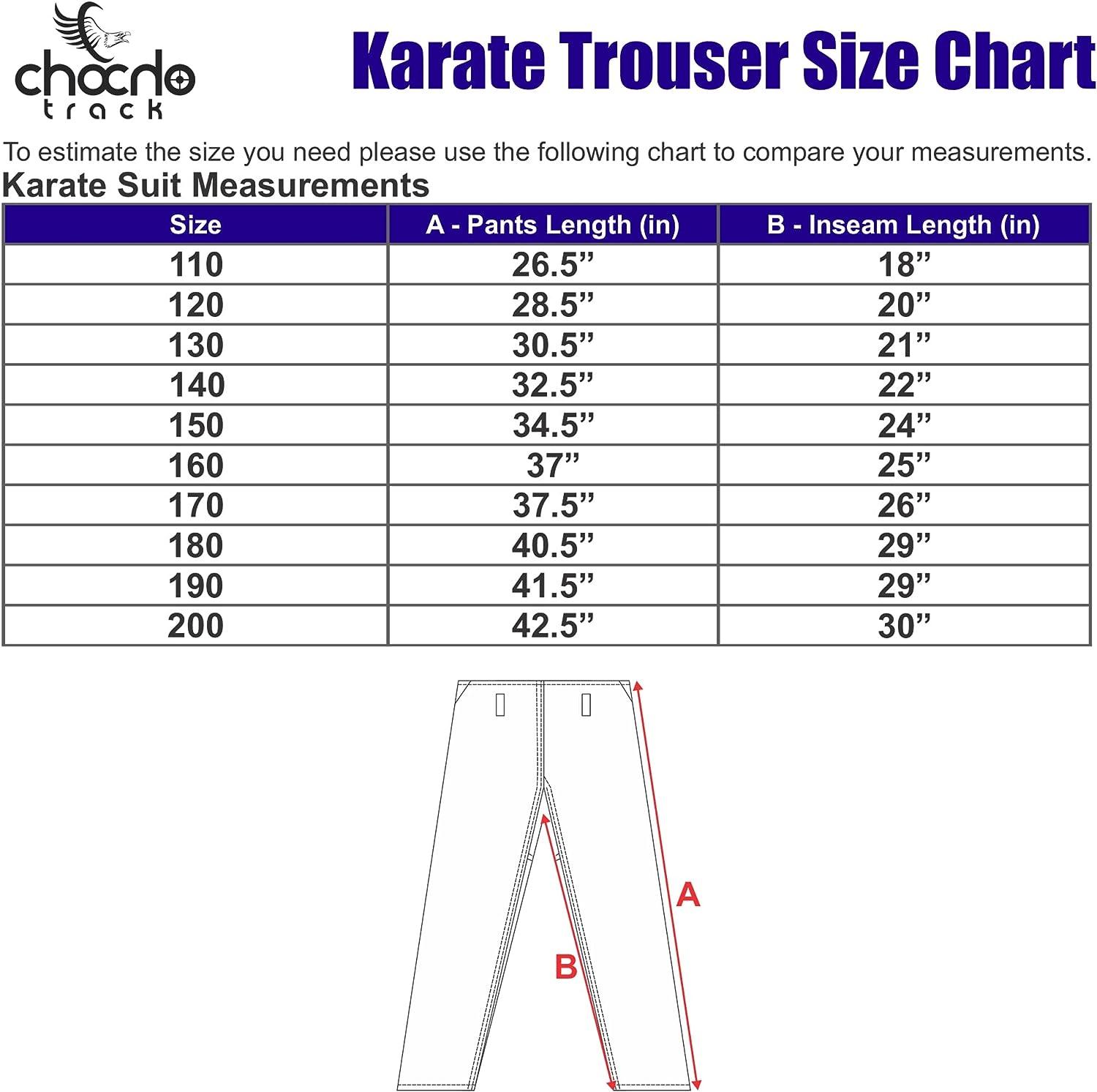 Snapklik.com : ChoCho Track Adult Karate Trousers Martial Arts Student  Karate Suit GI Aikido Pant Kung Fu