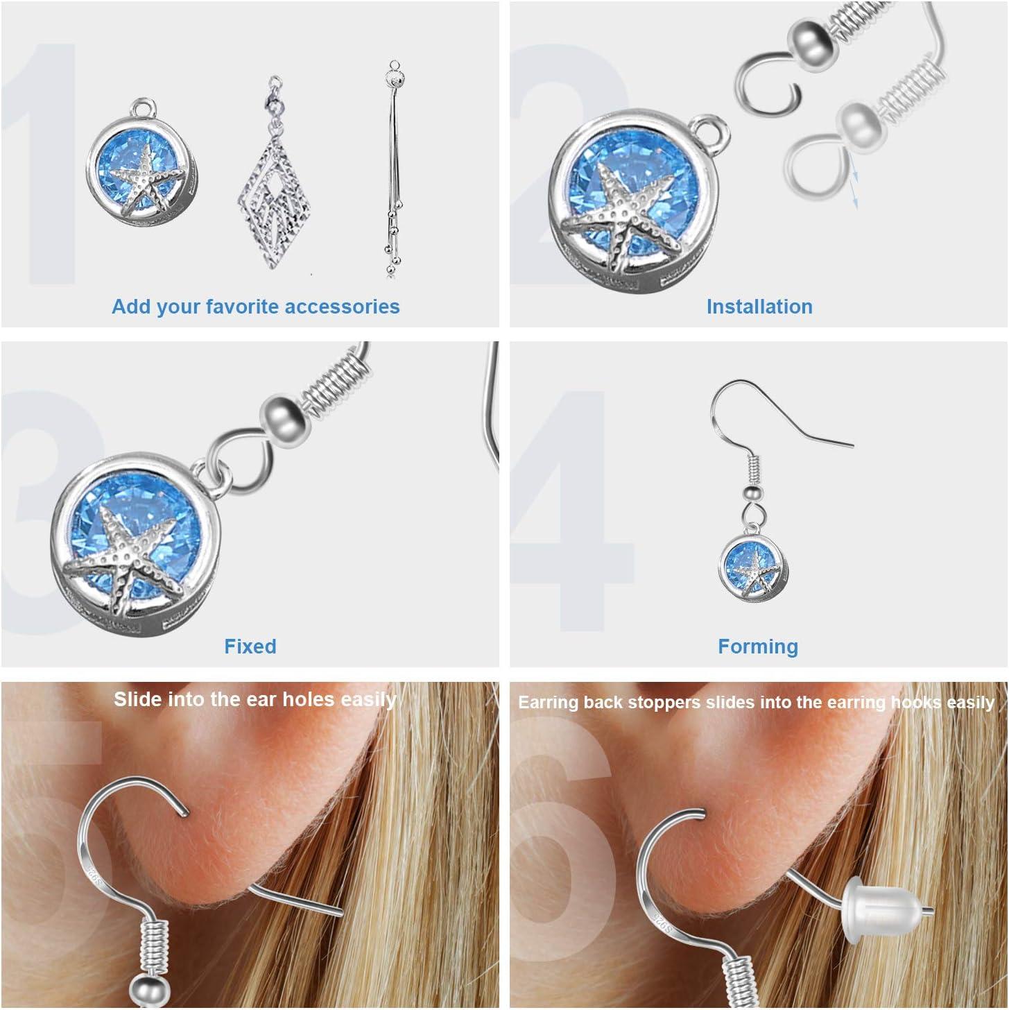 Metal Earring Back Ear Plugs  Metal Earring Backs Stopper