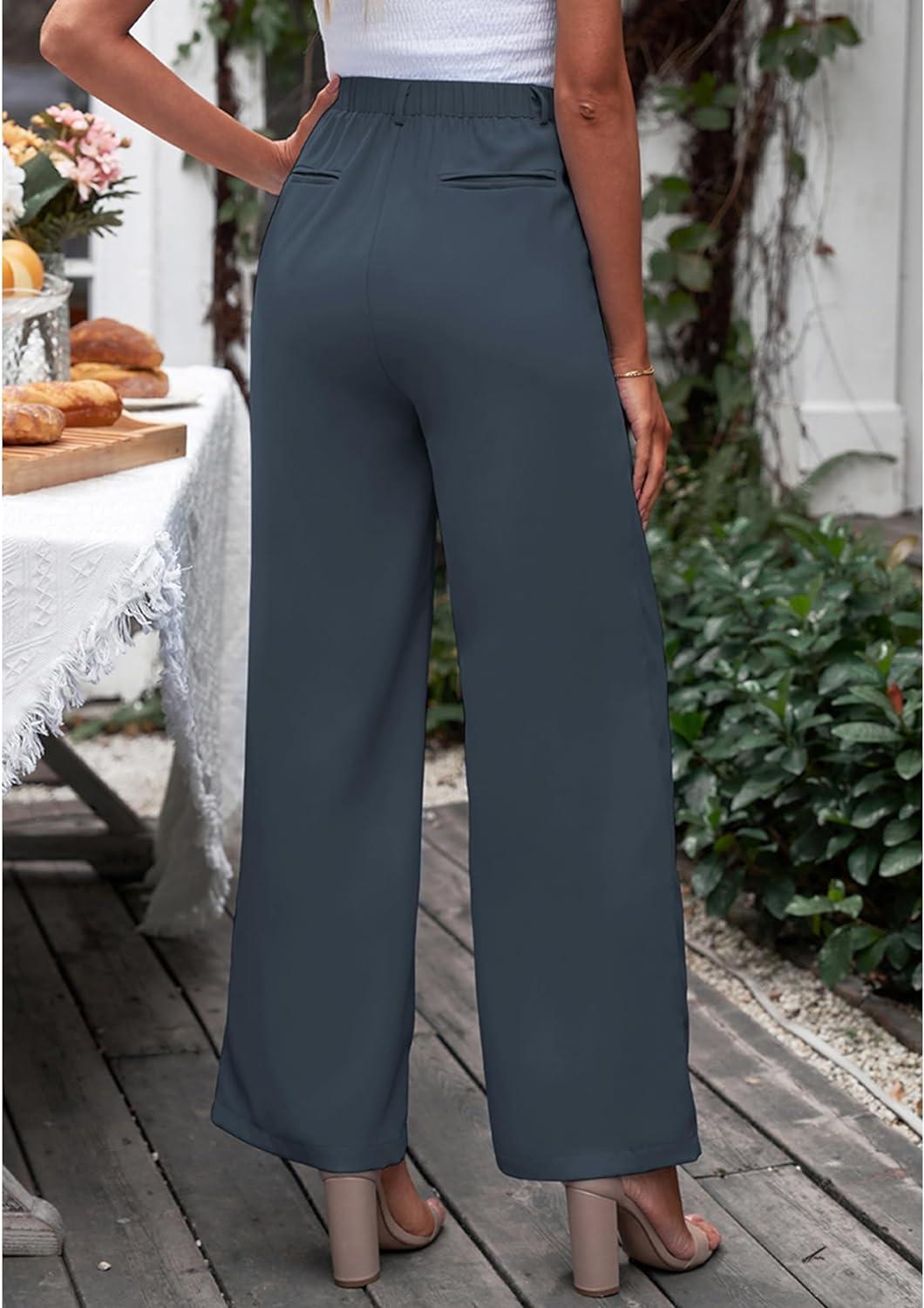 Vetinee Baggy Pants for Women Womens Capri Pants Womens Pants Work