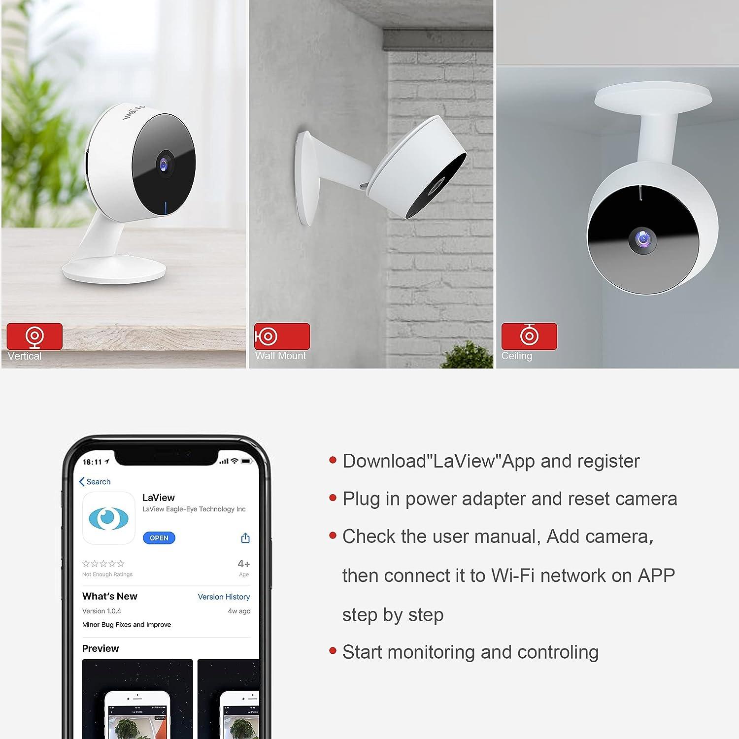 LaView ONE Link Wireless Outdoor WiFi Security Camera 