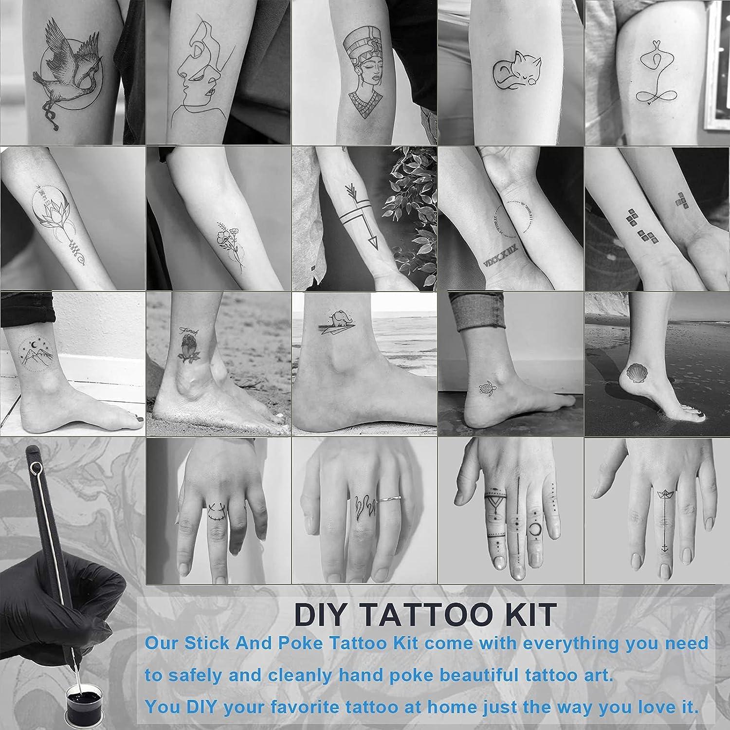 8Pcs Tattoo Practice Skins & 10Pcs Tattoo Transfer Papers, modacraft  5.7x7.6