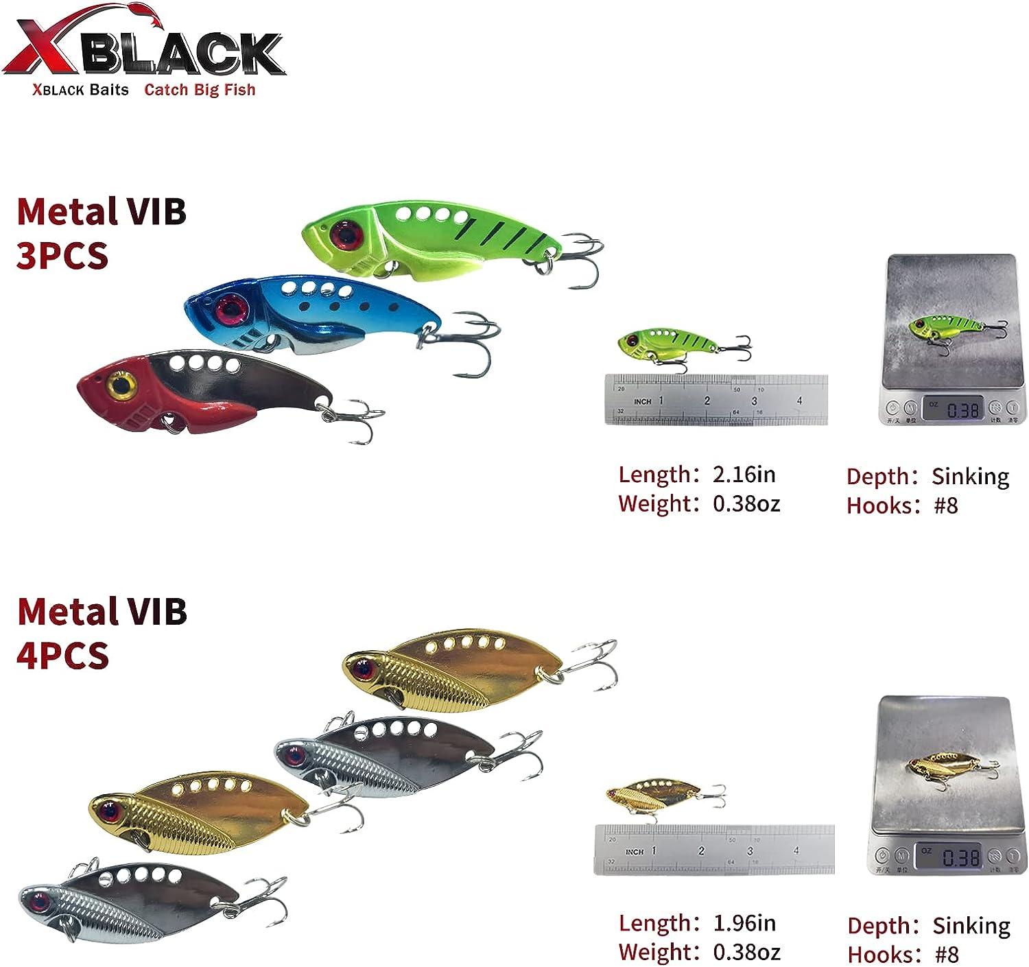 Buy XBLACK Hard Fishing Lures Set 20PCS Minnow Popper Jointed Frog