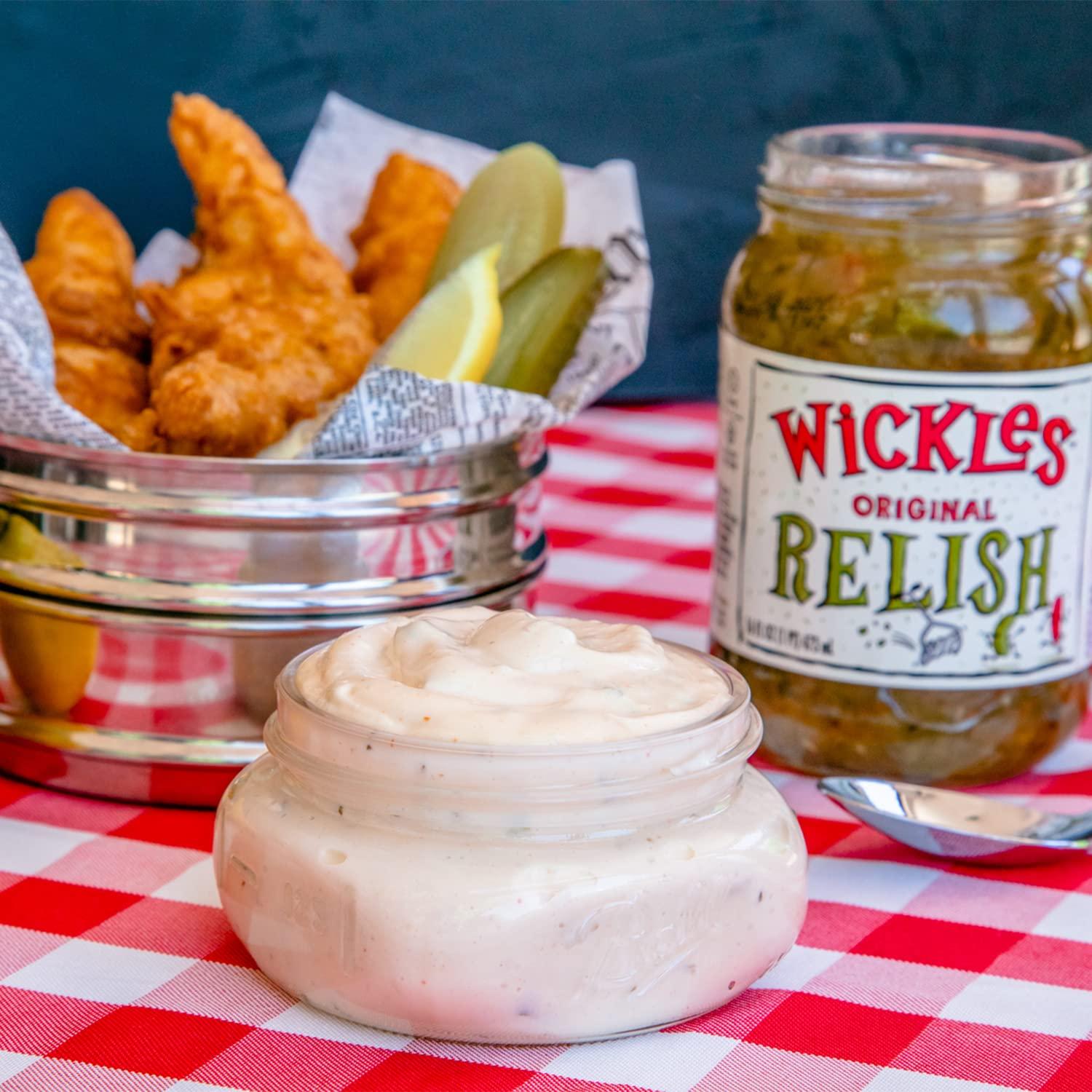 Wickles Pickles Original Relish (3 Pack - 16oz Each) - Dill Pickle