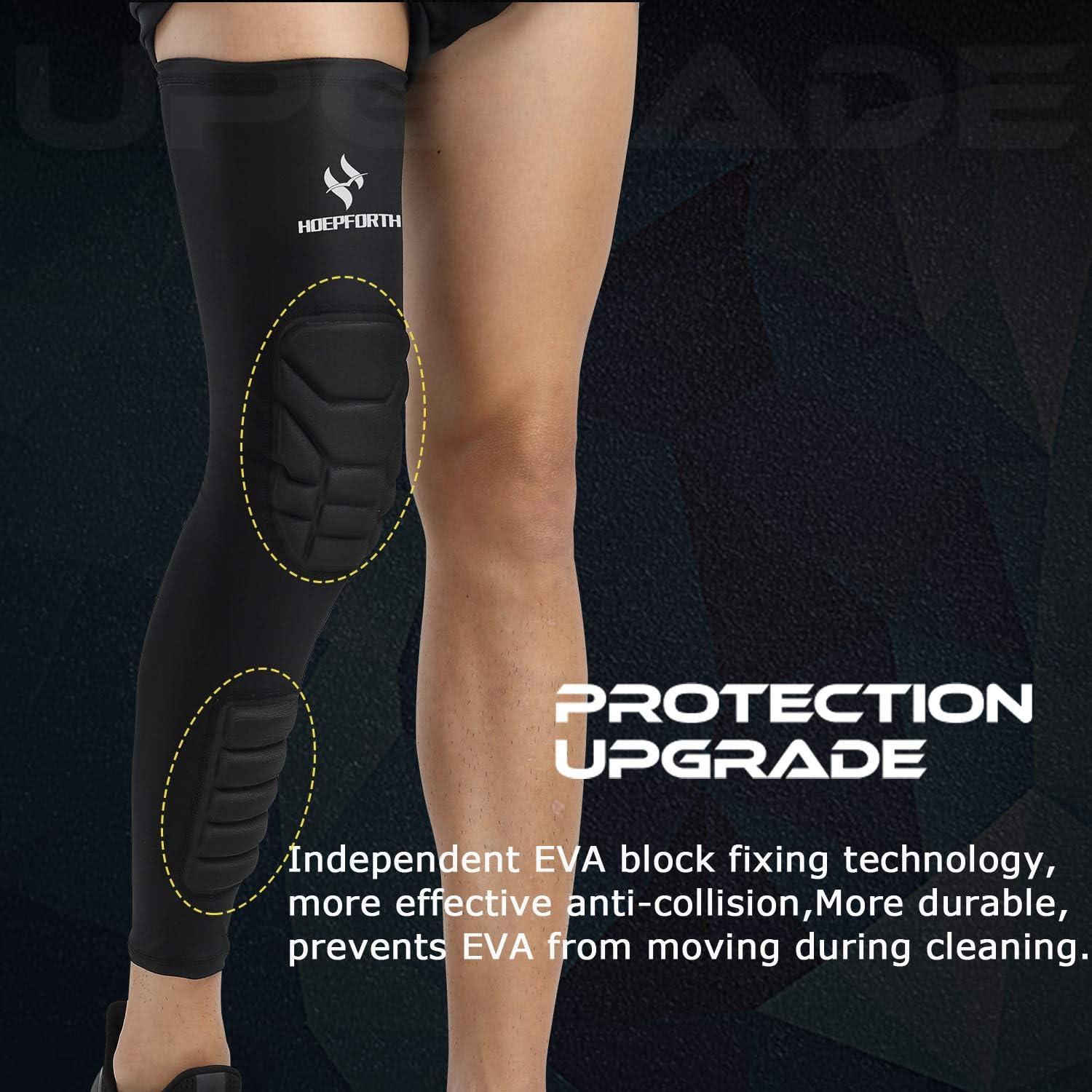 2xprotective Knee Calf Pads Compression Leg Sleeve Basketball