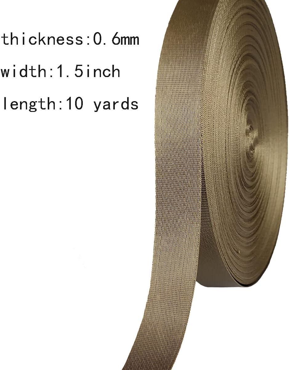 Nylon Webbing 1.5 Inch 10 Yards Durable Flat Nylon Webbing Strap