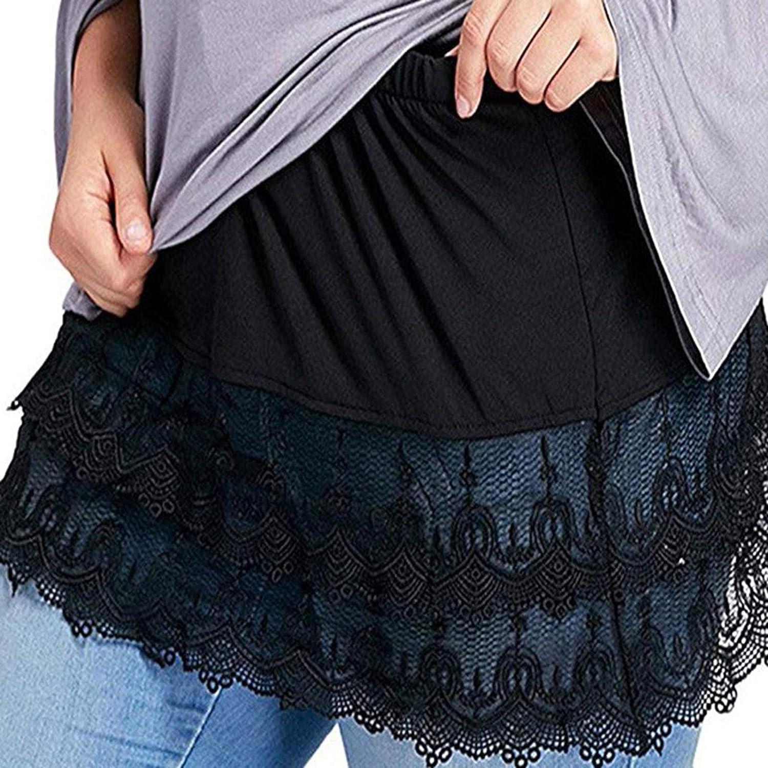 Lace Half Slip Skirt Extender (Black, Small) : : Clothing, Shoes &  Accessories