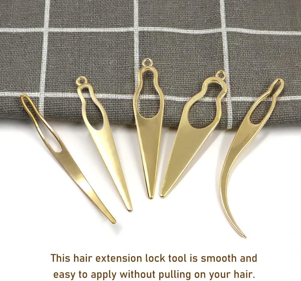 Chihutown 5 Pieces Dreadlock, Easy LOC Hair Tool for Dreadlocks, Interlocking Tool Needle, Sisterlock Crochet Tool for Hair Tightening Accessories
