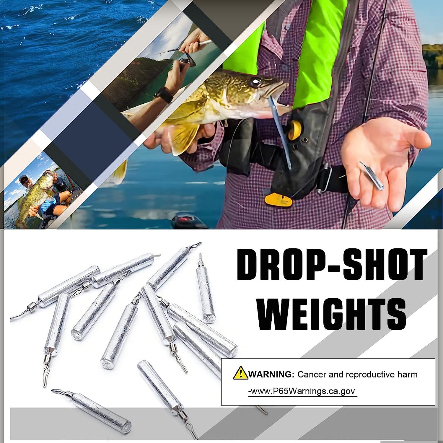 AMYSPORTS Drop Shot Weights Fishing Lead Drop Saltwater Fishing
