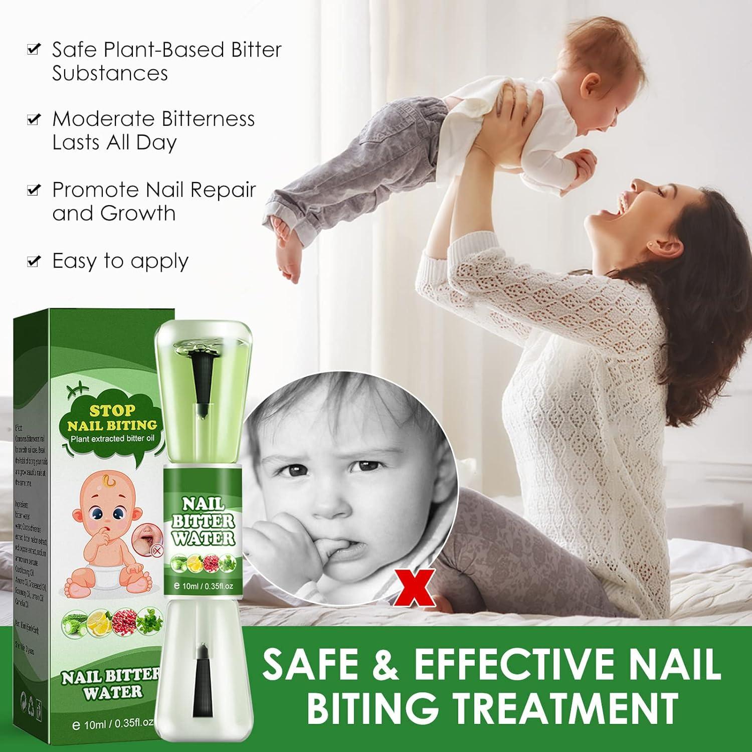 Buy 2 Get 1 Free)Stop Nail Biting Water, Bitter Nail Water Helps Correct Nail  Biting Behavior, Safty Thumb Sucking Stop For Kids Children 10ml_NEW-PPHHD  