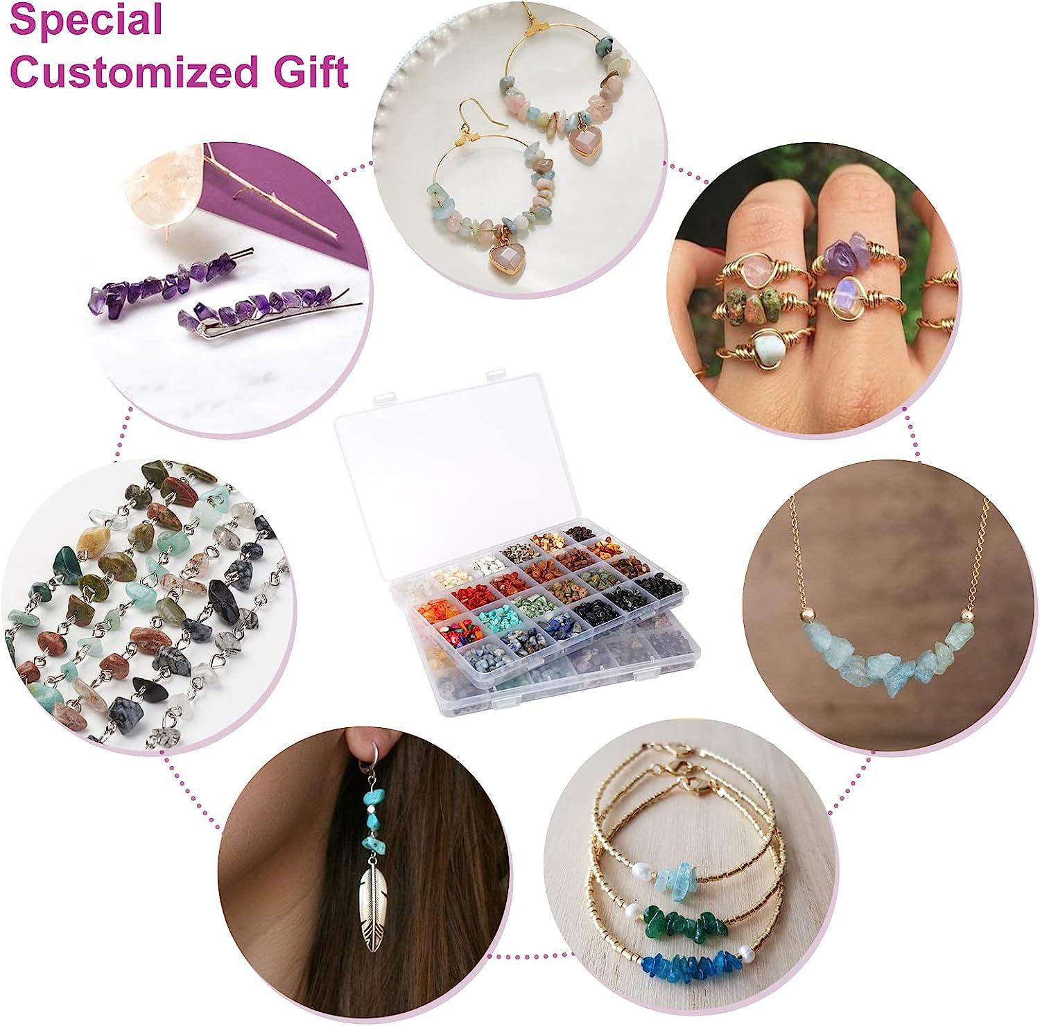 Gemstone Chip DIY Jewellery Making Kit for Teen Girls to Adults