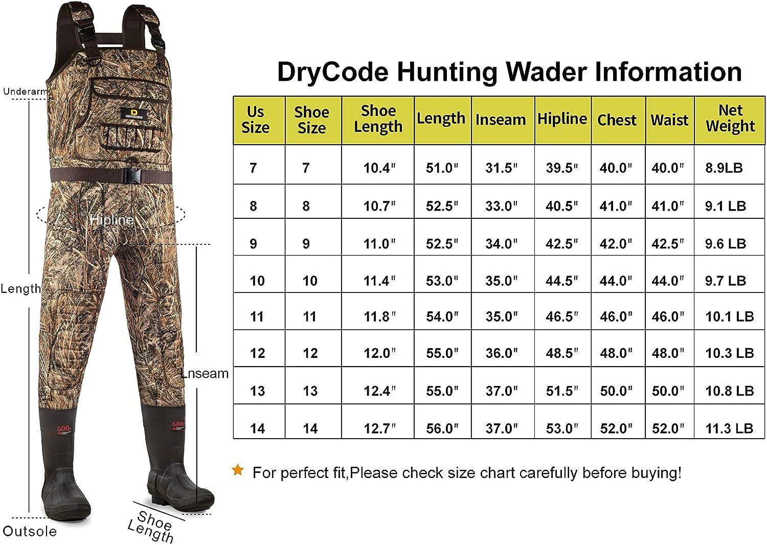 Women Waders,Hunting Camo Waders Neoprene 4.5mm Thickness Waders  (10#Boots_S Waders) : : Sports & Outdoors