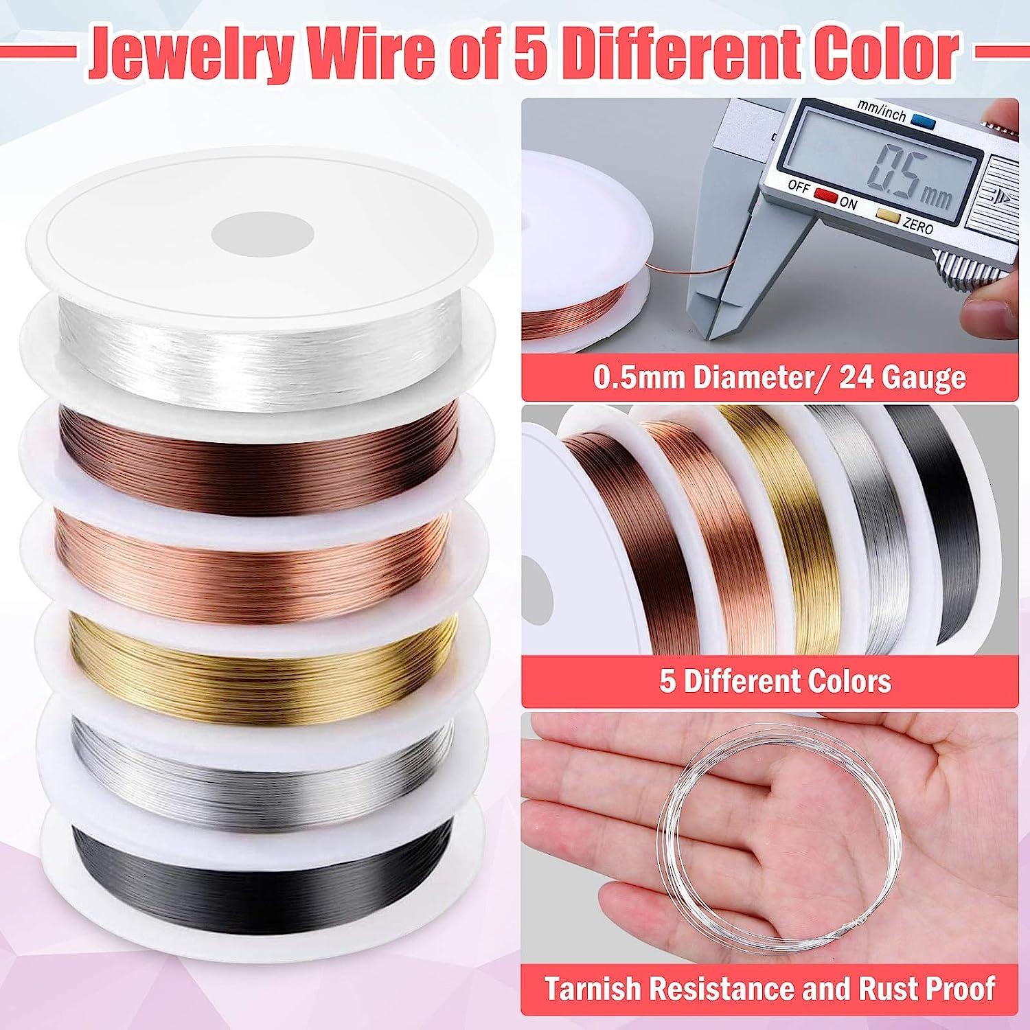 Jewelry Wire Wrapping Jewelry Making Supplies Kit, Ring Sizer