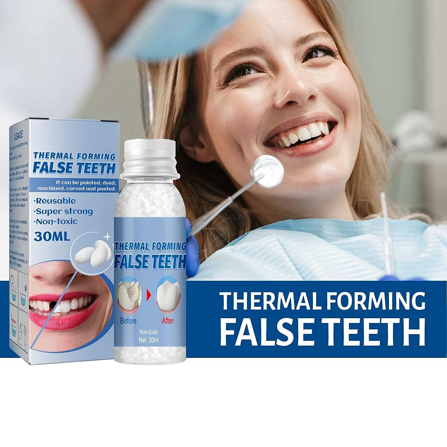 Moldable False Teeth | Temporary Tooth Repair Kit For Filling The M