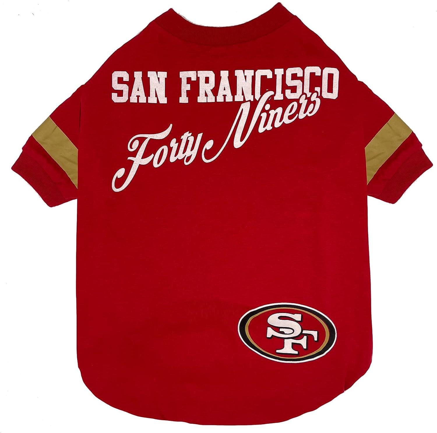  Pets First NFL San Francisco 49ers Jersey, Small : Sports &  Outdoors