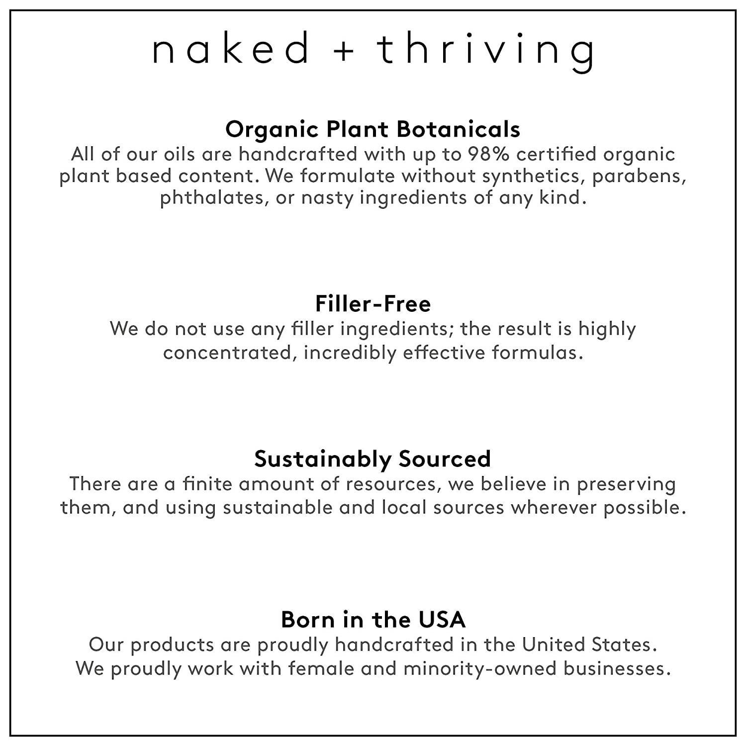 Naked And Thriving Prevent Anti Aging Facial Oil Organic Vegan All Natural Skin Care And Face